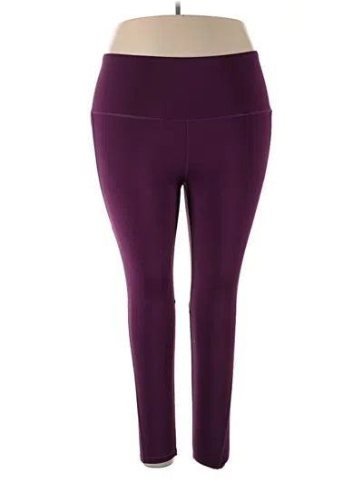 Pre-owned Assorted Brands Active Pants In Purple