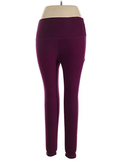 Pre-owned Assorted Brands Active Pants In Purple