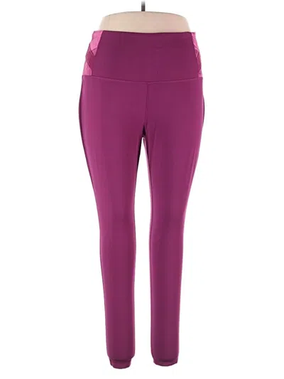 Pre-owned Assorted Brands Active Pants In Purple