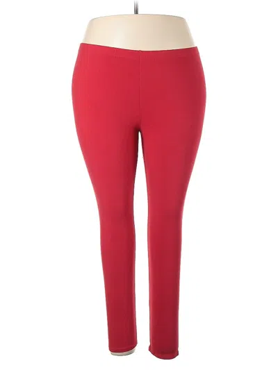 Pre-owned Assorted Brands Active Pants In Red
