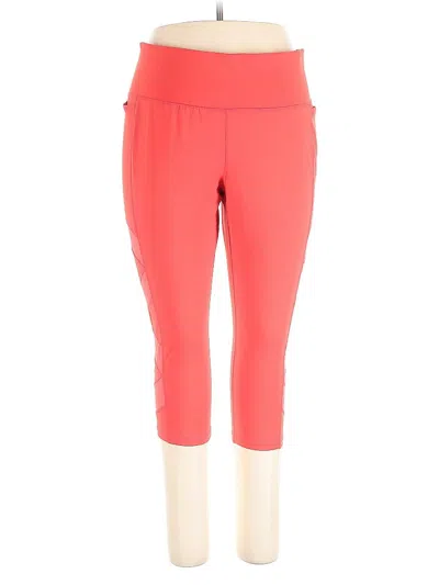 Pre-owned Assorted Brands Active Pants In Red