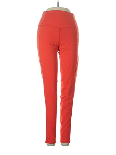 Pre-owned Assorted Brands Active Pants In Red