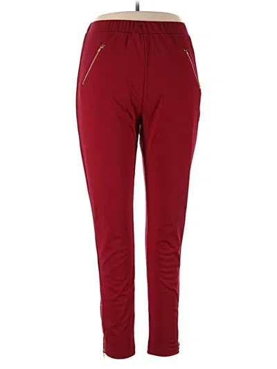 Pre-owned Assorted Brands Active Pants In Red