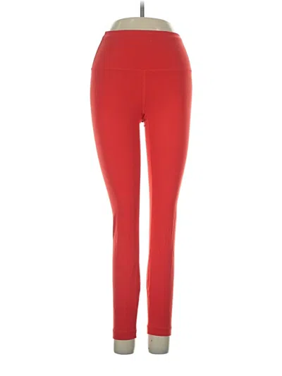 Pre-owned Assorted Brands Active Pants In Red