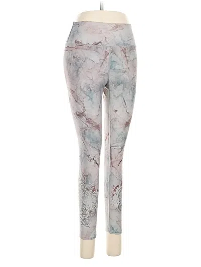 Pre-owned Assorted Brands Active Pants In Silver