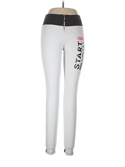 Pre-owned Assorted Brands Active Pants In Silver