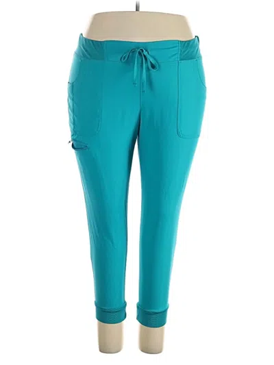 Pre-owned Assorted Brands Active Pants In Teal