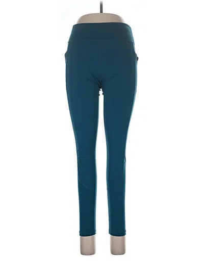 Pre-owned Assorted Brands Active Pants In Teal
