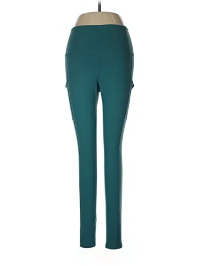 Pre-owned Assorted Brands Active Pants In Teal