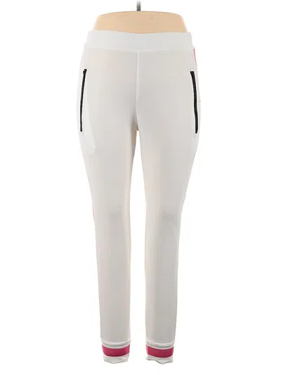 Pre-owned Assorted Brands Active Pants In White