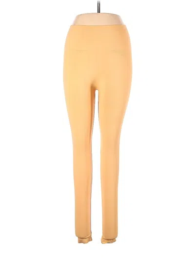 Pre-owned Assorted Brands Active Pants In Yellow