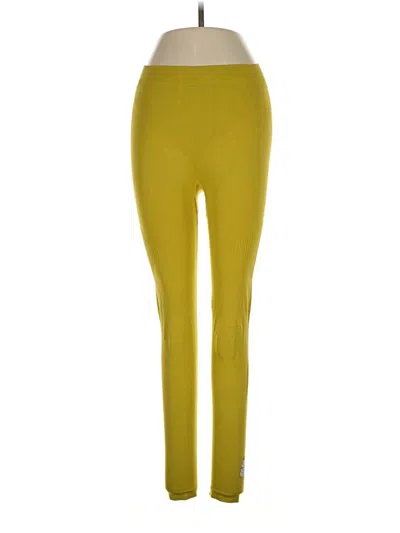 Pre-owned Assorted Brands Active Pants In Yellow