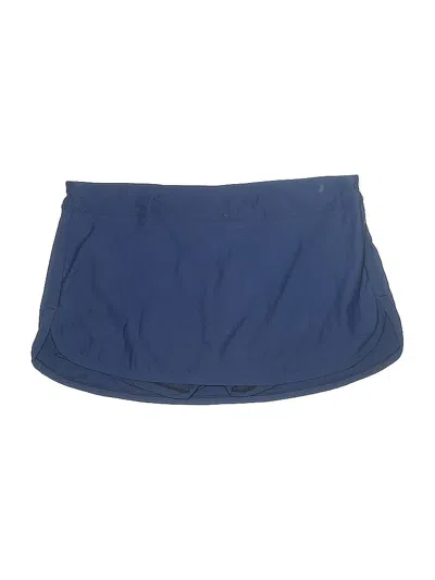 Pre-owned Assorted Brands Active Skort In Blue