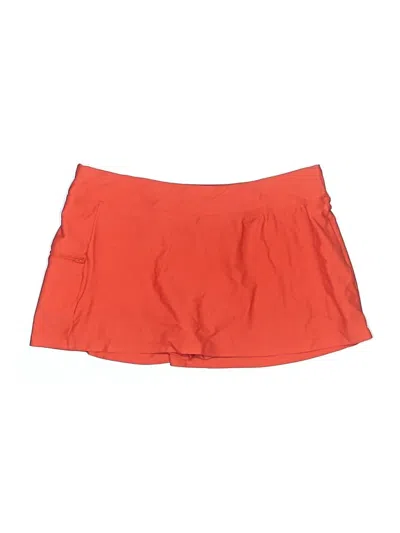 Pre-owned Assorted Brands Active Skort In Orange
