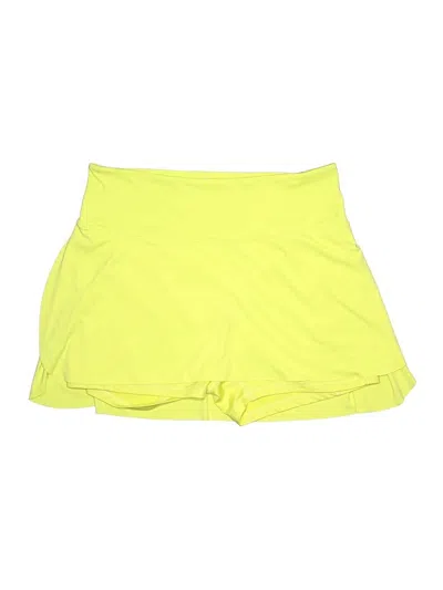Pre-owned Assorted Brands Active Skort In Yellow