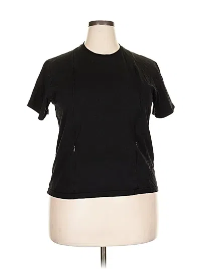 Pre-owned Assorted Brands Active T-shirt In Black