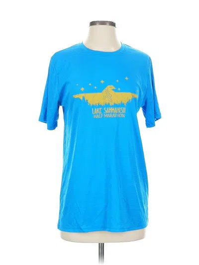 Pre-owned Assorted Brands Active T-shirt In Blue