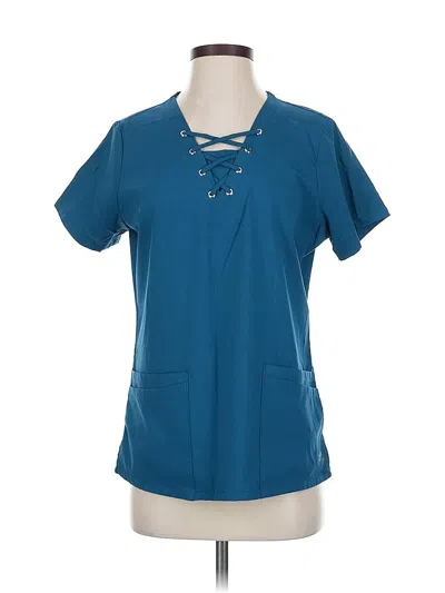 Pre-owned Assorted Brands Active T-shirt In Blue