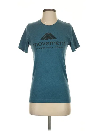Pre-owned Assorted Brands Active T-shirt In Blue