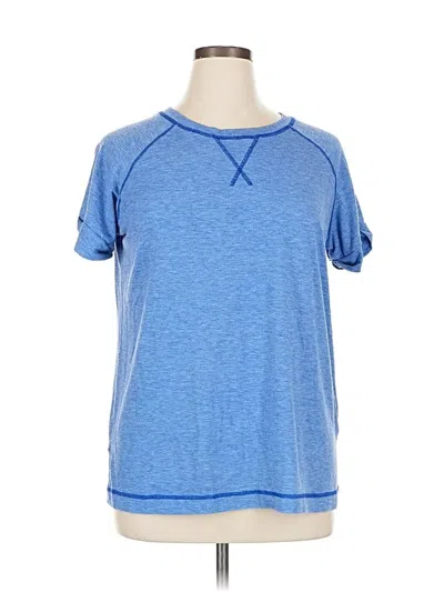 Pre-owned Assorted Brands Active T-shirt In Blue