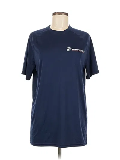 Pre-owned Assorted Brands Active T-shirt In Blue