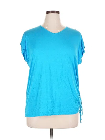 Pre-owned Assorted Brands Active T-shirt In Blue