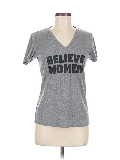 Pre-owned Assorted Brands Active T-shirt In Gray
