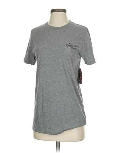 Pre-owned Assorted Brands Active T-shirt In Gray