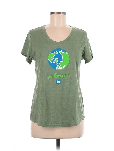 Pre-owned Assorted Brands Active T-shirt In Green