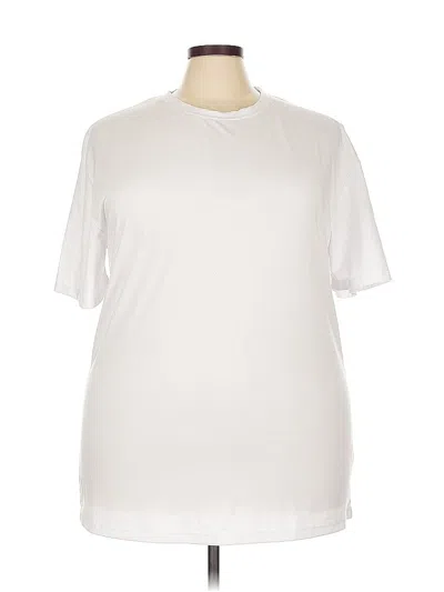 Pre-owned Assorted Brands Active T-shirt In White