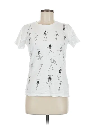 Pre-owned Assorted Brands Active T-shirt In White