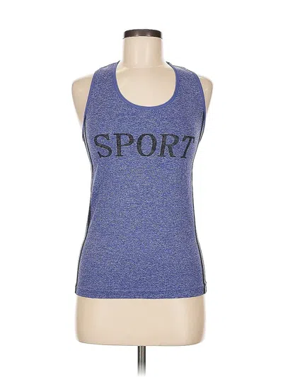 Pre-owned Assorted Brands Active Tank Top In Blue