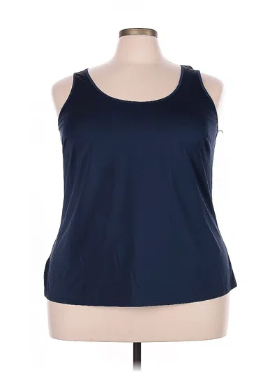 Pre-owned Assorted Brands Active Tank Top In Blue