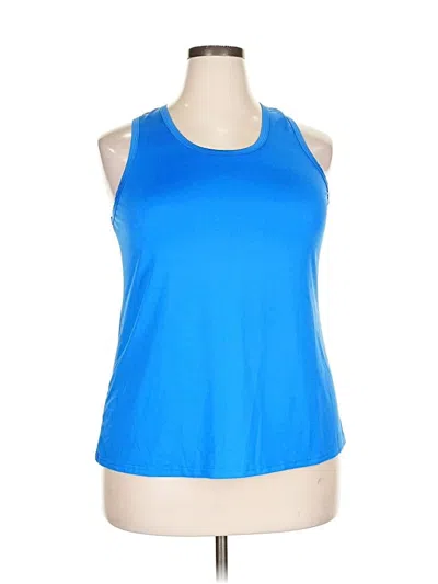 Pre-owned Assorted Brands Active Tank Top In Blue