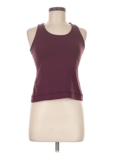 Pre-owned Assorted Brands Active Tank Top In Burgundy