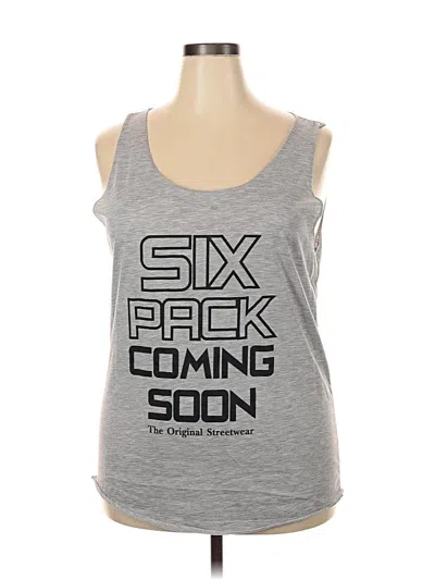 Pre-owned Assorted Brands Active Tank Top In Gray