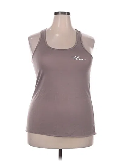 Pre-owned Assorted Brands Active Tank Top In Gray