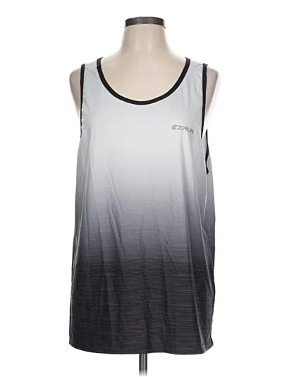 Pre-owned Assorted Brands Active Tank Top In Silver