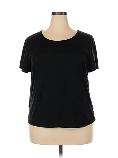 Pre-owned Assorted Brands Active T-shirt In Black