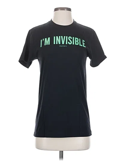 Pre-owned Assorted Brands Active T-shirt In Black