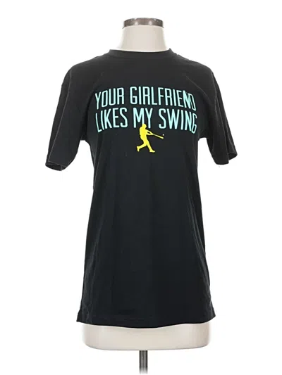 Pre-owned Assorted Brands Active T-shirt In Black