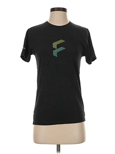 Pre-owned Assorted Brands Active T-shirt In Black