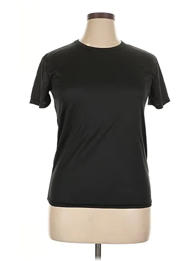 Pre-owned Assorted Brands Active T-shirt In Black