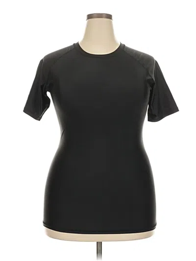 Pre-owned Assorted Brands Active T-shirt In Black