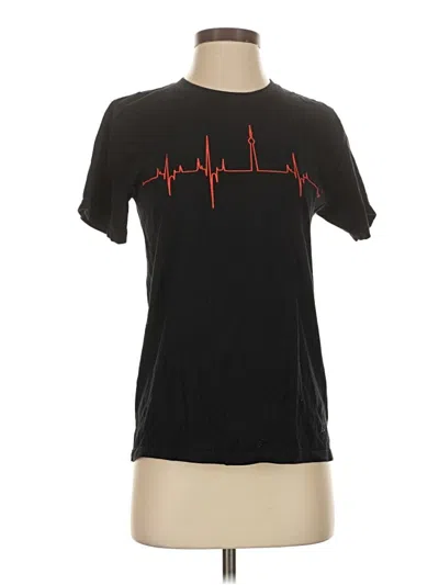 Pre-owned Assorted Brands Active T-shirt In Black