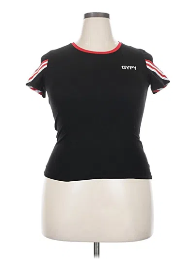 Pre-owned Assorted Brands Active T-shirt In Black