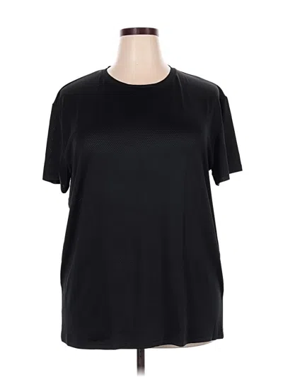 Pre-owned Assorted Brands Active T-shirt In Black