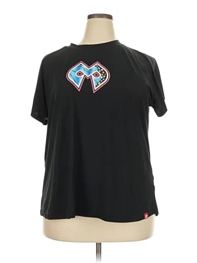 Pre-owned Assorted Brands Active T-shirt In Black