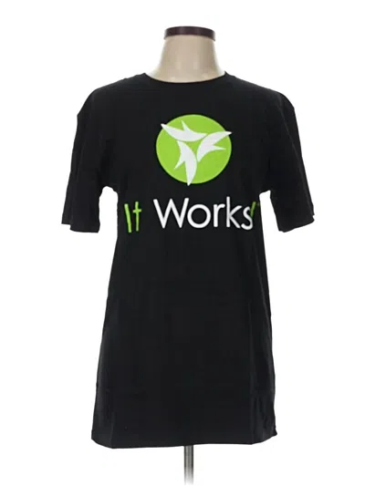 Pre-owned Assorted Brands Active T-shirt In Black