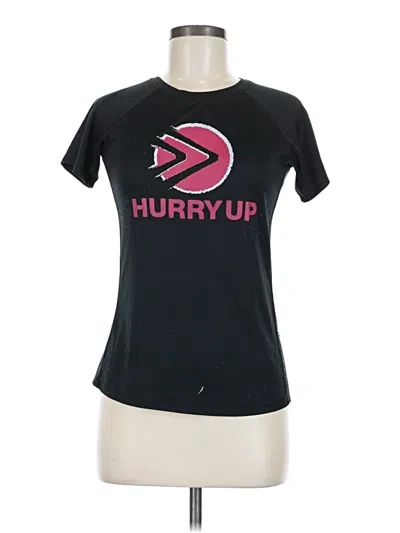 Pre-owned Assorted Brands Active T-shirt In Black